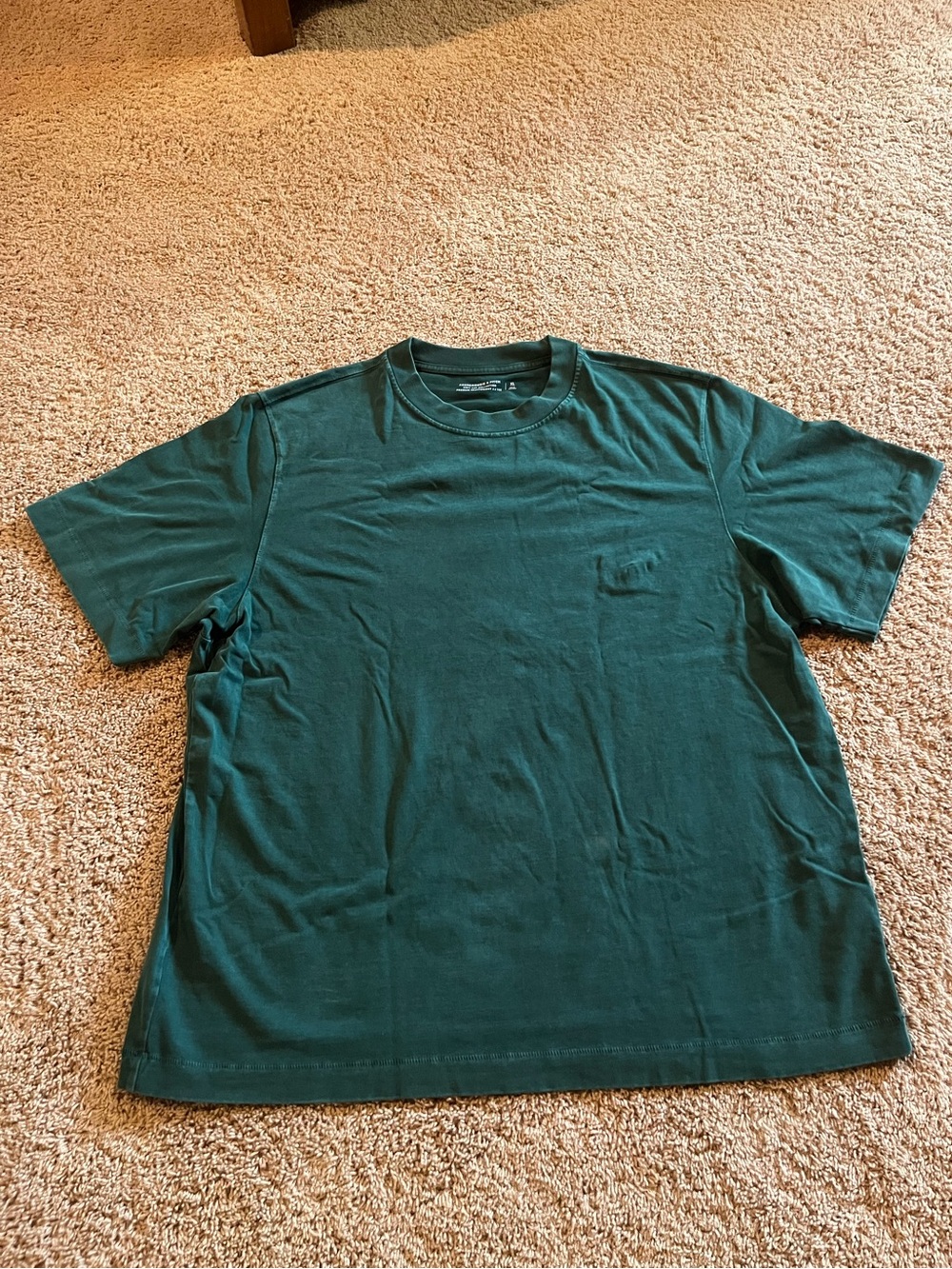 Abercrombie & Fitch Premium Heavyweight T-Shirt – Green XL